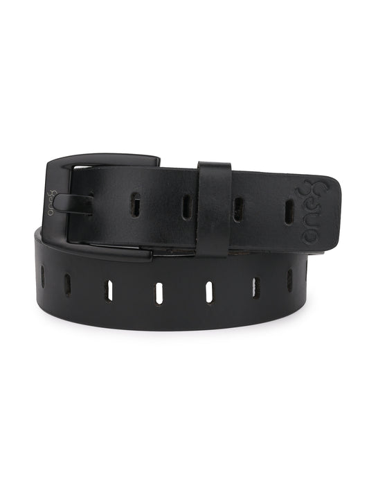 Men's Premium Leather Black Casual Belt DB0911-HS01C