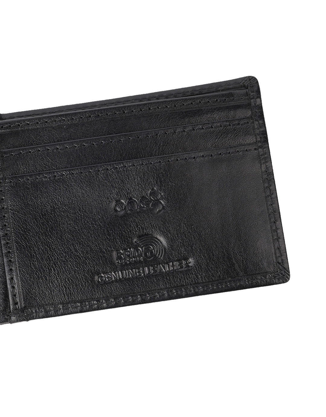 Premium Leather Wallet Black DW001-HS01