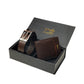 Premium Leather Accessories Gift Combo Brown GP002-HS02