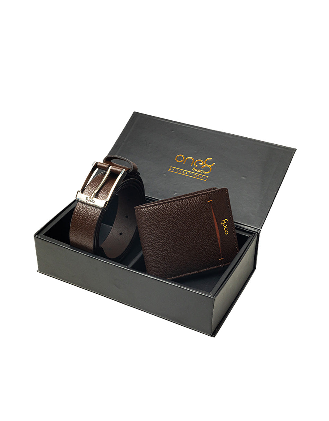 Premium Leather Accessories Gift Combo Brown GP002-HS02