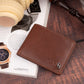 Premium-Leather Wallet Brown W1222-HS02