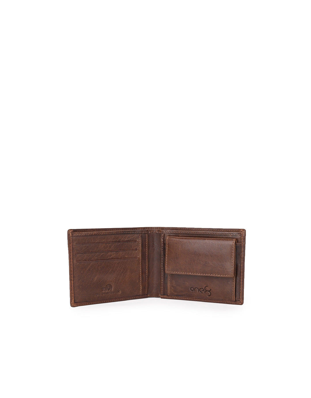 Premium-Leather Wallet Brown W1420-HS02